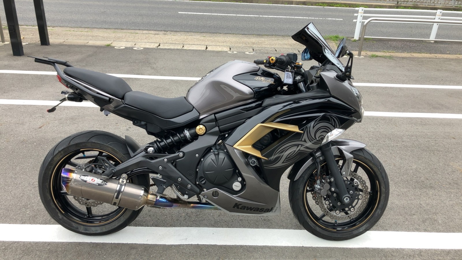 Ninja400 BEETマフラー フェンダーレス ETC2．0 - KAWASAKI