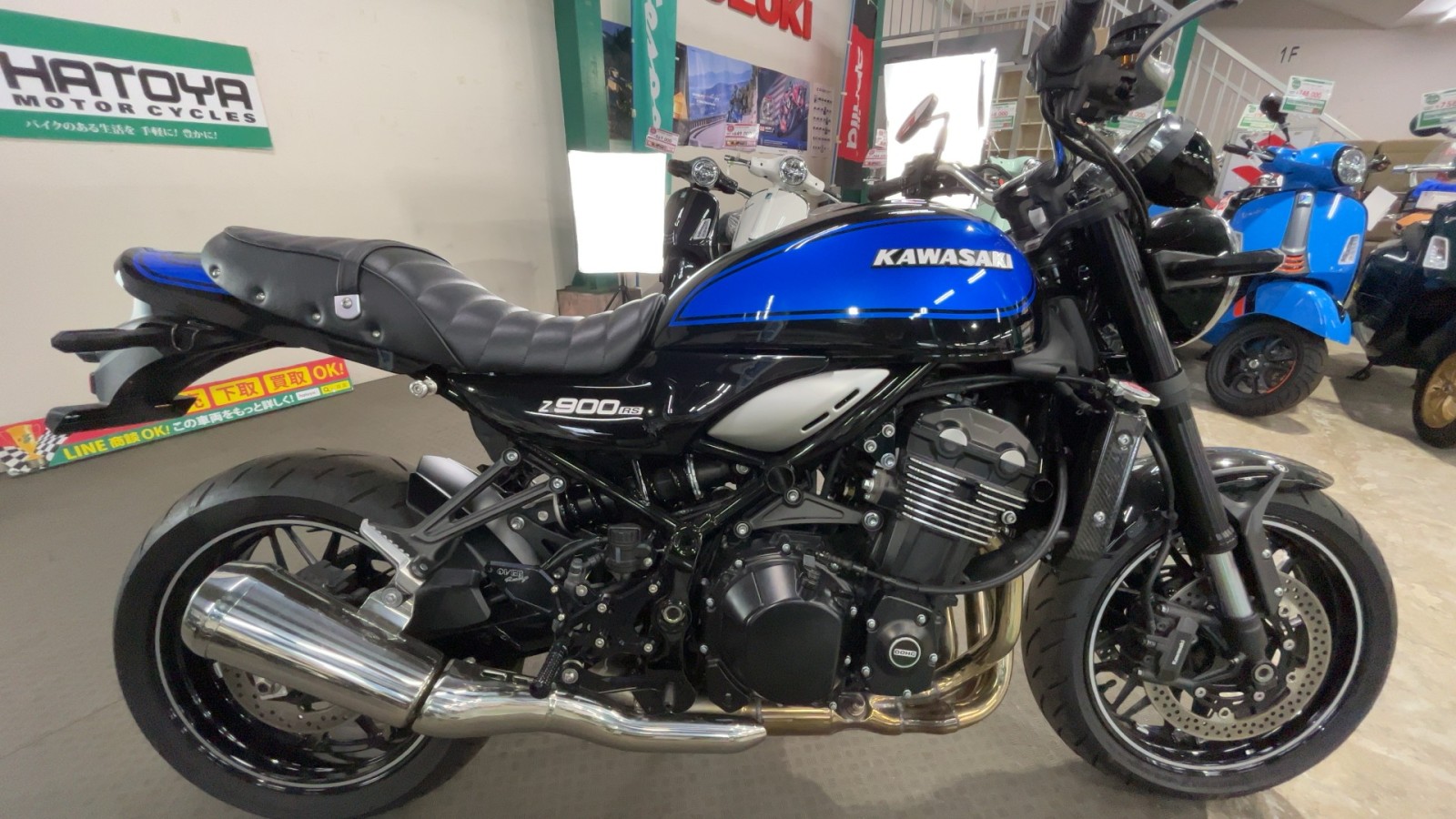 中古 KAWASAKI カワサキ Z900RS 2024年式 6228km 【360°VIEW